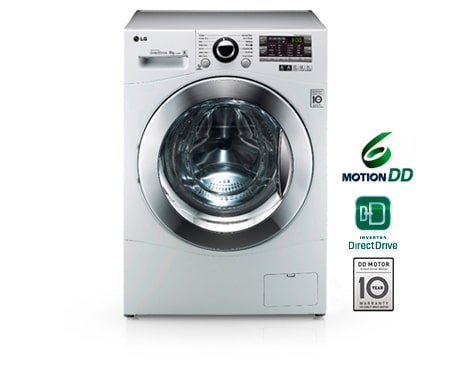 LG Πλυντήριο ρούχων 6 Motion Direct Drive, 8 κιλά χωρητικότητα, 1200 στροφές, F12A8TDA